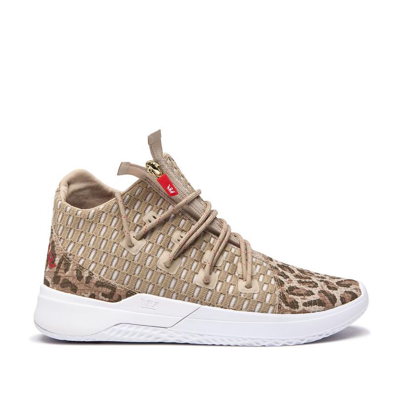 Zapatillas Altas Supra Argentina Mujer - REASON Leopardo (XOMVP-9841)